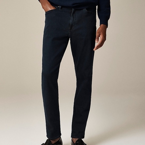 J. Crew 1040 Athletic tapered-fit stretch jean in deep lake wash Men’s 30x30 - Picture 2 of 8
